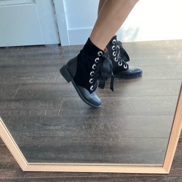 Jeffrey Campbell Velvet Boots - Picture 3 of 6